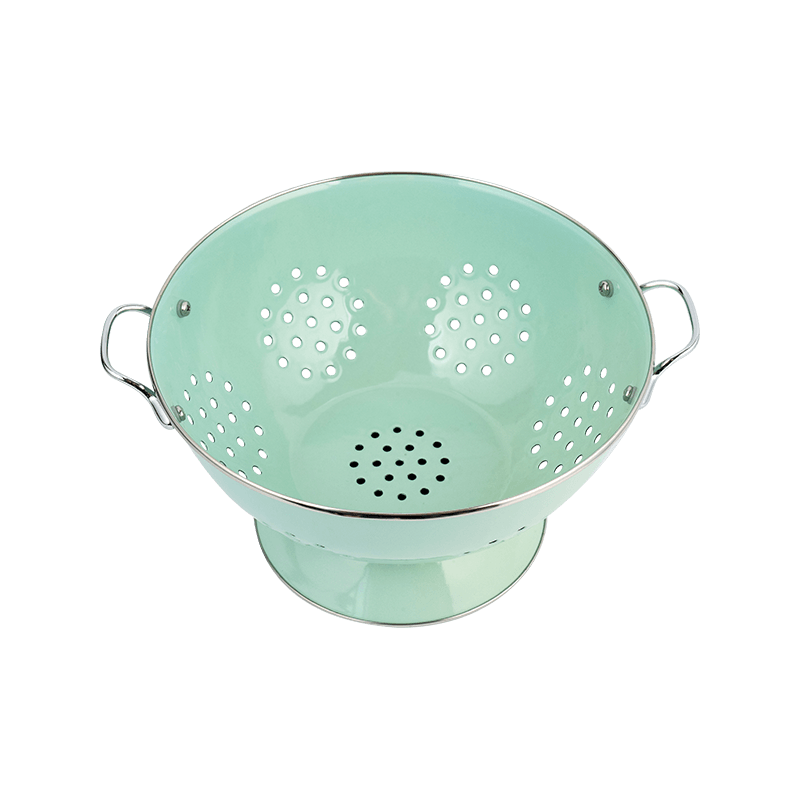 Coș de fructe emailine vintage