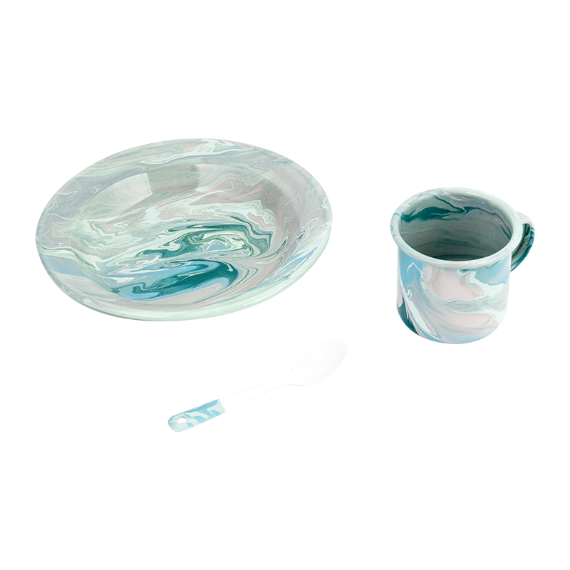 Set european de ceainici florale florale